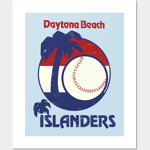 DEFUNCT - Daytona Beach Islanders Baseball Wall Art by LocalZonly